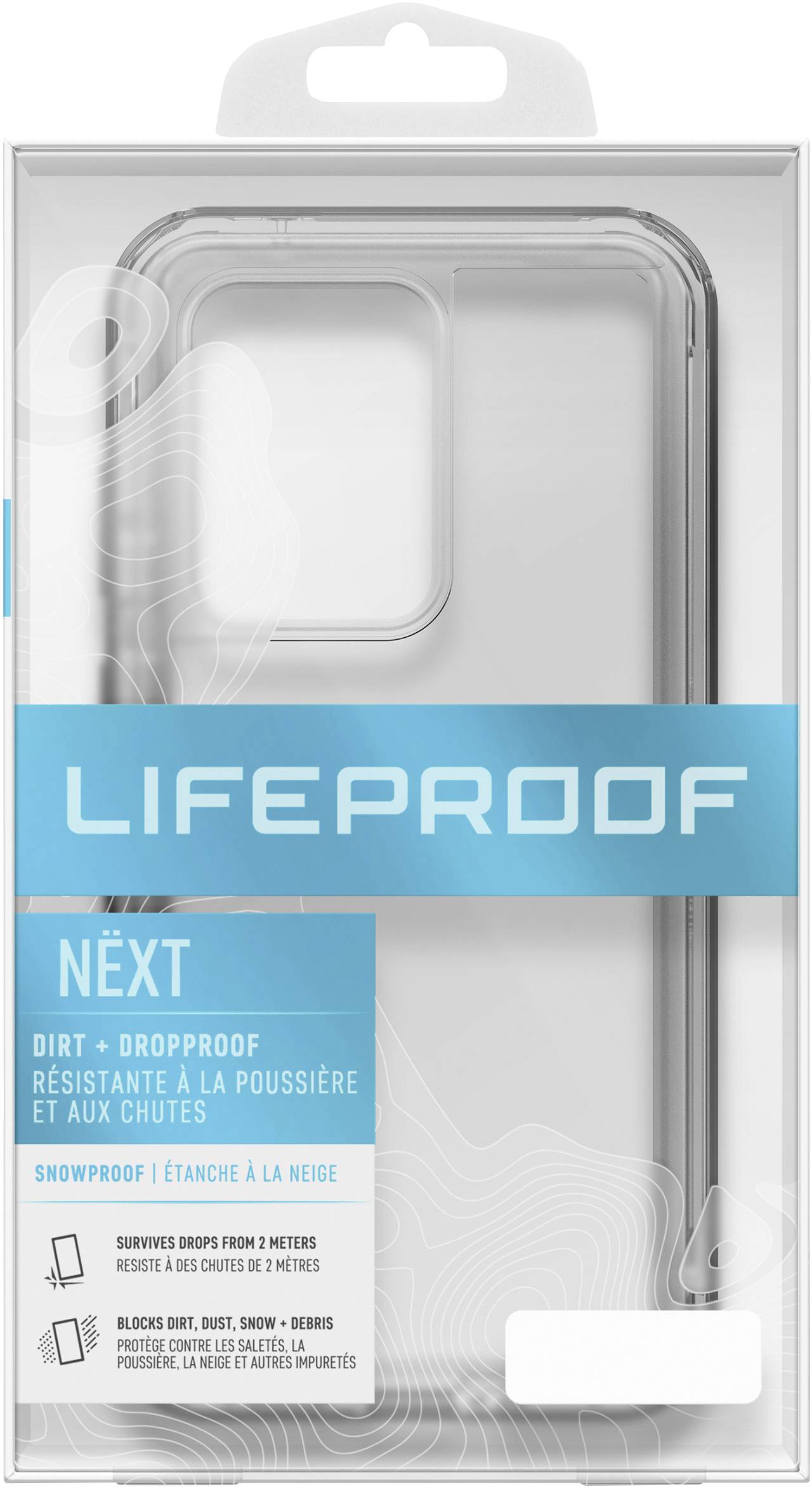 LifeProof Next Backcover Samsung Galaxy S20 Ultra 5G Schwarz (transparent) Sanddicht, Staubdicht, Stoßfest 77-64231