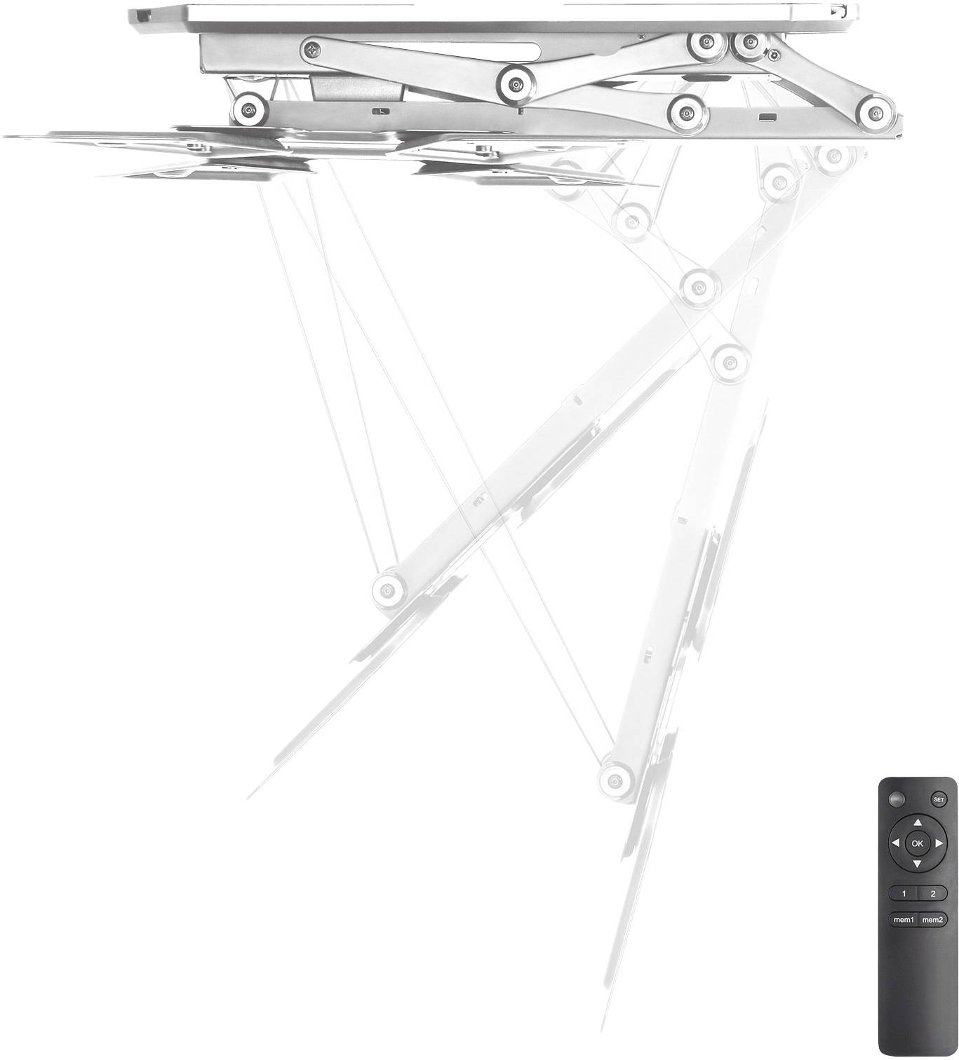 My Wall HL 40 MWL TV-Deckenhalterung Motorisiert, Neigbar, Mit Fernbedienung