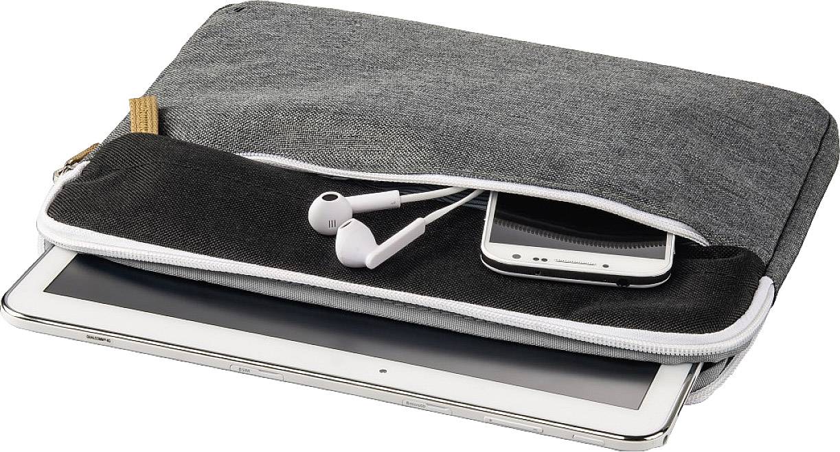 Hama Notebook Hülle Florenz Passend für maximal: 25,7 cm (10,1") Schwarz, Grau