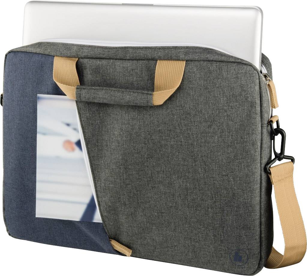Hama Notebook Tasche Florenz Passend für maximal: 43,9 cm (17,3") Marineblau, Dunkelgrau