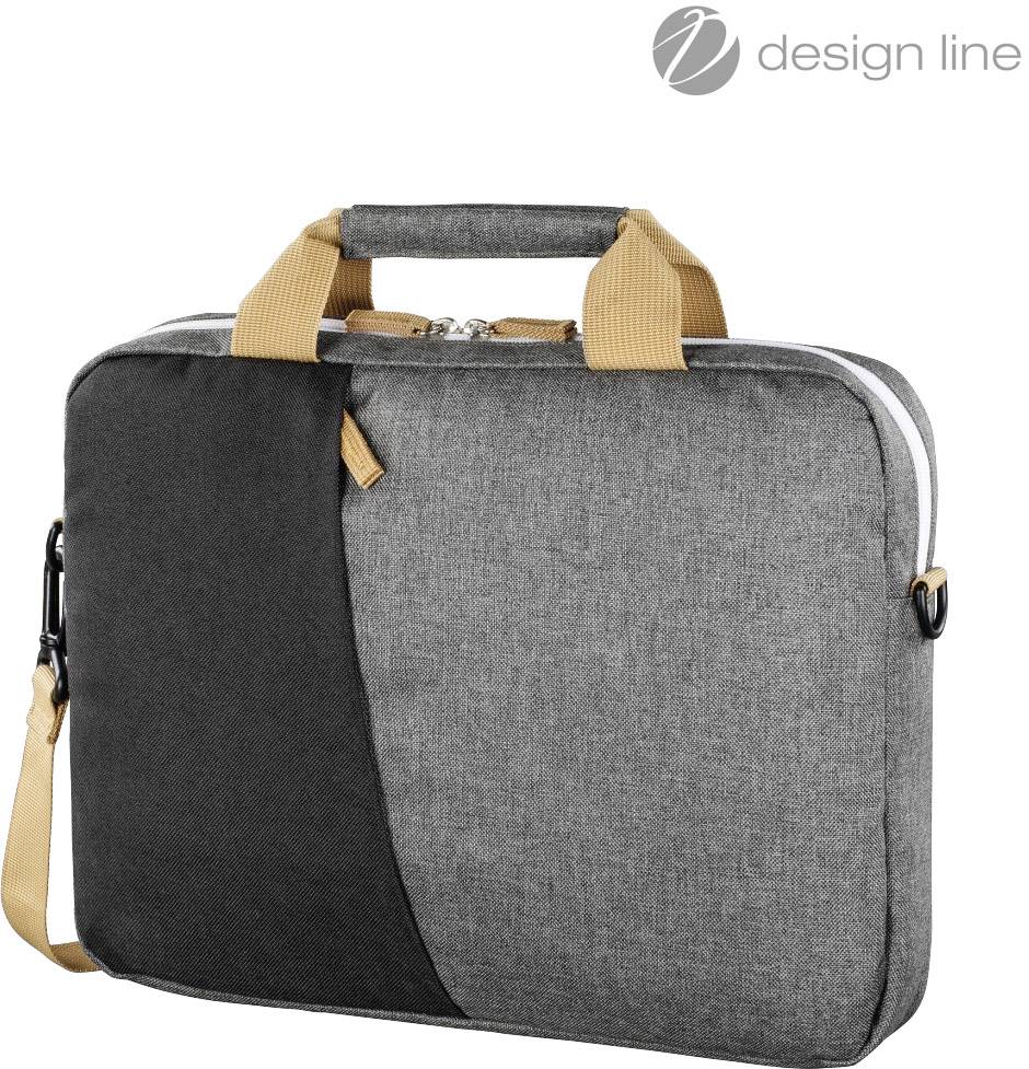 Hama Notebook Tasche Florenz Passend für maximal: 35,8 cm (14,1") Schwarz, Grau