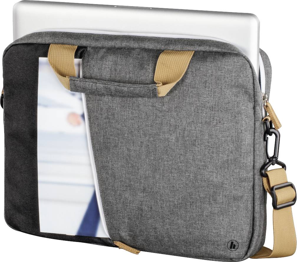 Hama Notebook Tasche Florenz Passend für maximal: 35,8 cm (14,1") Schwarz, Grau