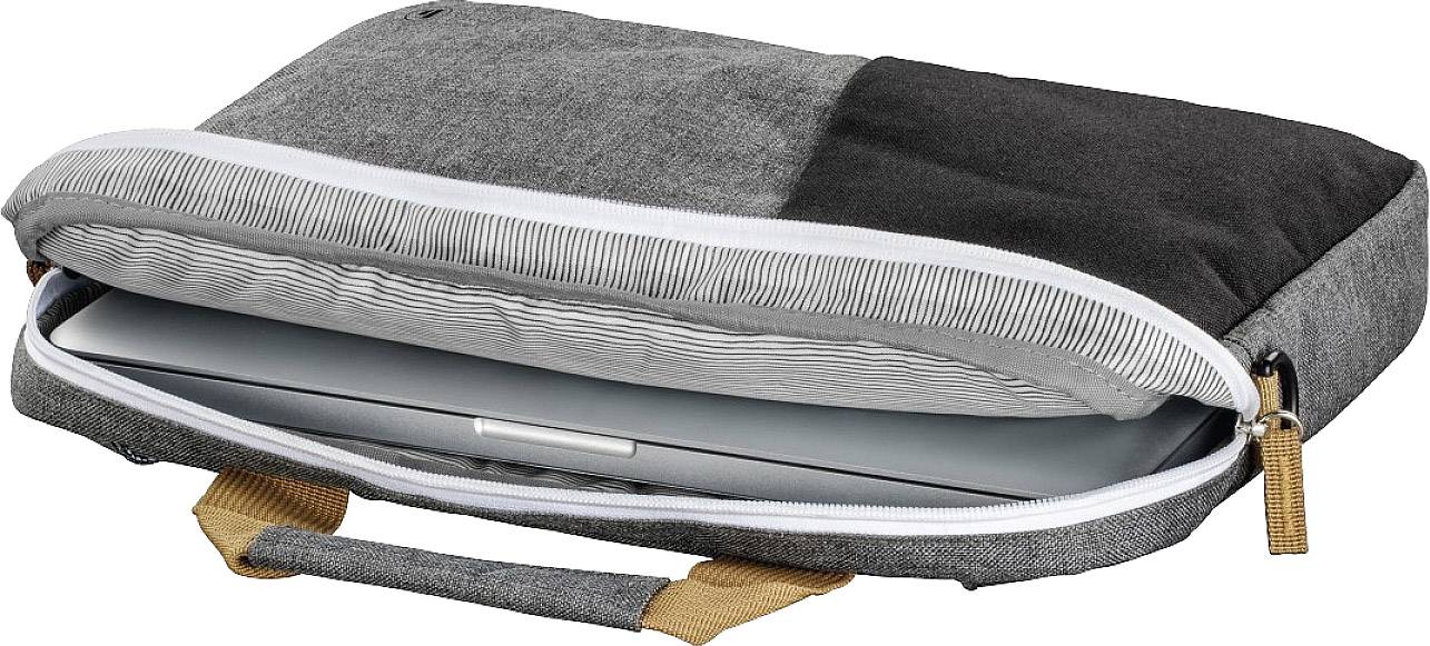 Hama Notebook Tasche Florenz Passend für maximal: 35,8 cm (14,1") Schwarz, Grau