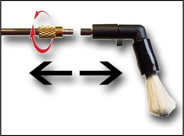 Analogis Carbongoatbrush Trockenreinigungsarm 1St.