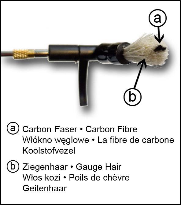 Analogis Carbongoatbrush Trockenreinigungsarm 1 St.