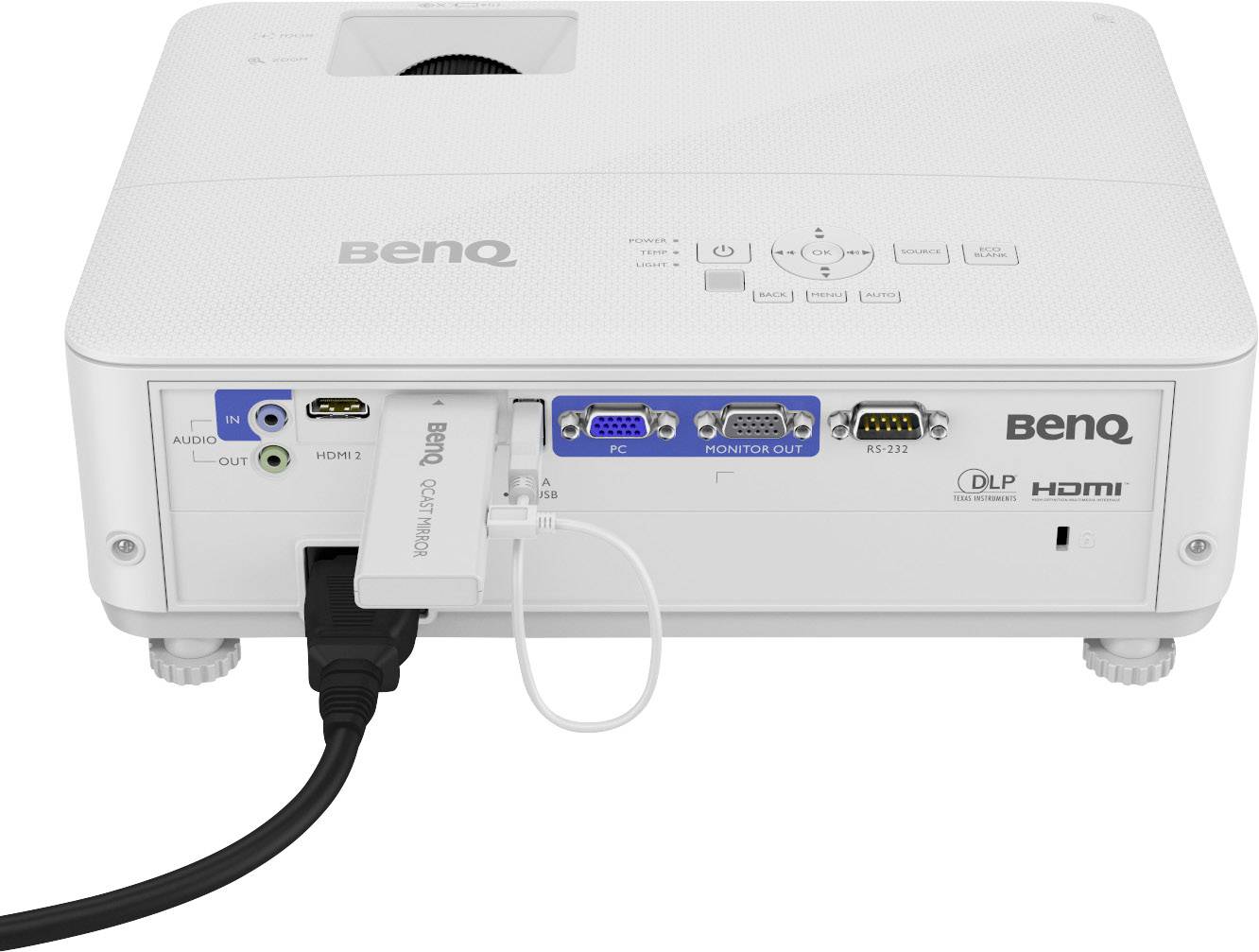 BenQ Beamer TH585 DLP Helligkeit: 3500lm 1920 x 1080 Full HD 10000 : 1 Weiß