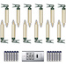 Krinner 77122 Funk-Weihnachtsbaum-Beleuchtung Innen/Außen batteriebetrieben Anzahl Leuchtmittel 12 LED Warmweiß dimmbar