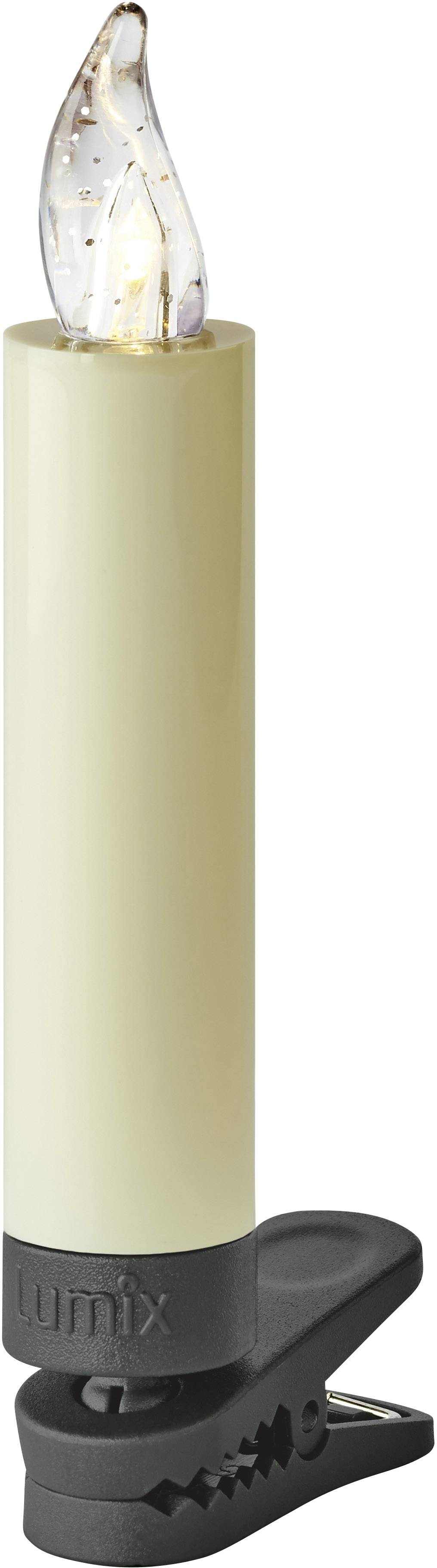 Krinner 75460 Funk-Weihnachtsbaum-Beleuchtung Innen batteriebetrieben Anzahl Leuchtmittel 10 LED Warmweiß mit Fernbedienung