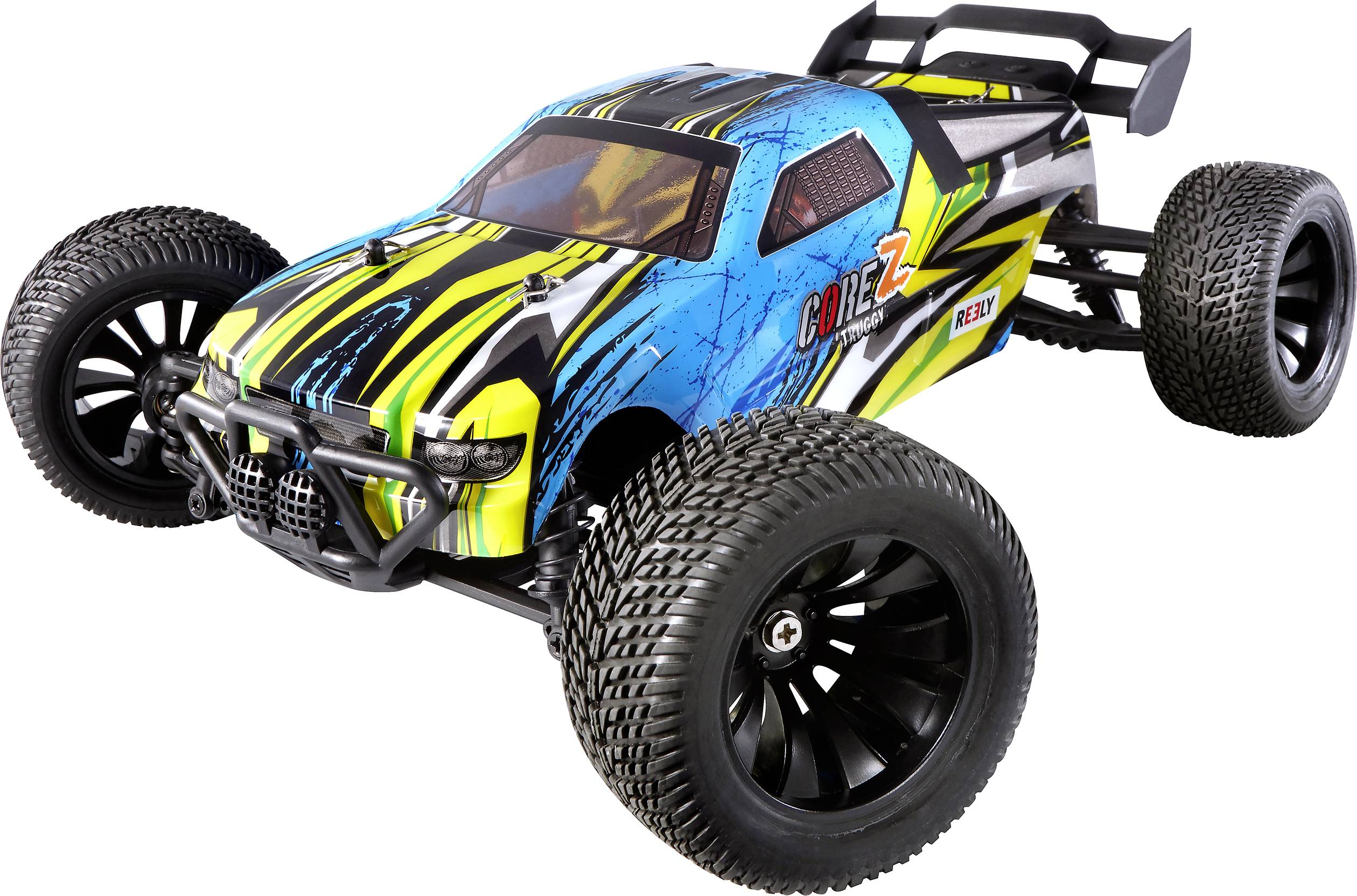 Reely CORE Z Brushed 1:10 XS RC Einsteiger Modellauto Elektro Truggy Allradantrieb (4WD) RtR 2,4GHz inkl. Akku und Ladekabel