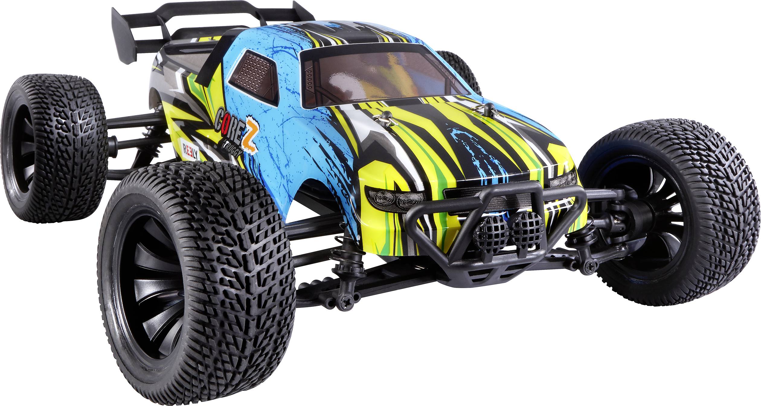 Reely CORE Z Brushed 1:10 XS RC Einsteiger Modellauto Elektro Truggy Allradantrieb (4WD) RtR 2,4GHz inkl. Akku und Ladekabel