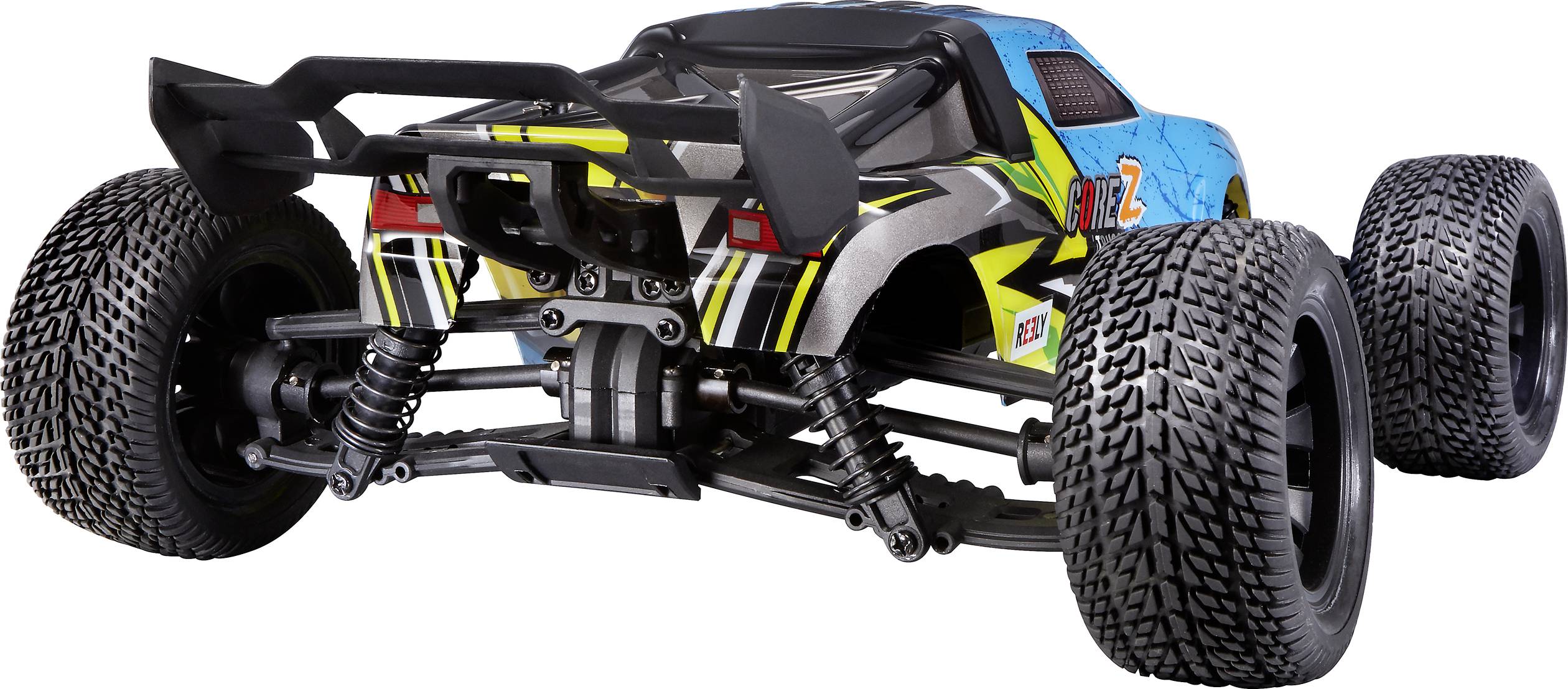 Reely CORE Z Brushed 1:10 XS RC Einsteiger Modellauto Elektro Truggy Allradantrieb (4WD) RtR 2,4GHz inkl. Akku und Ladekabel