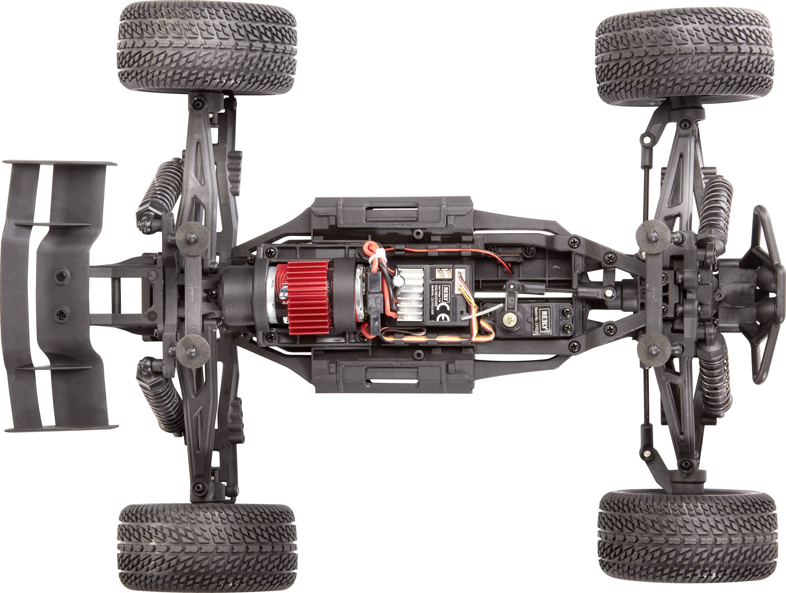 Reely CORE Z Brushed 1:10 XS RC Einsteiger Modellauto Elektro Truggy Allradantrieb (4WD) RtR 2,4GHz inkl. Akku und Ladekabel