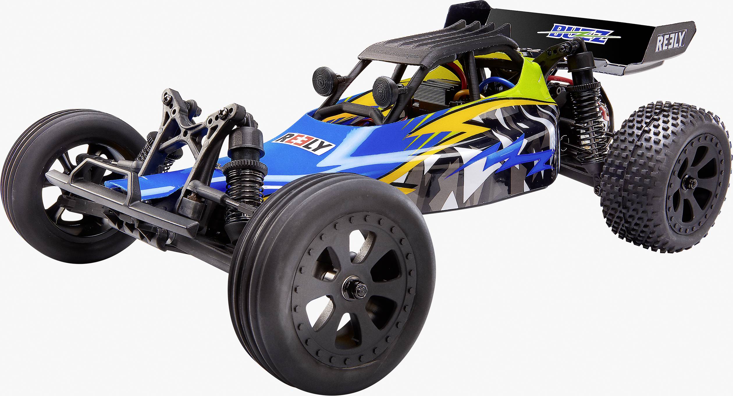 Reely Brushed 1:10 RC Modellauto Elektro Buggy Buzz 100% RtR 2,4GHz inkl. Akku und Ladekabel