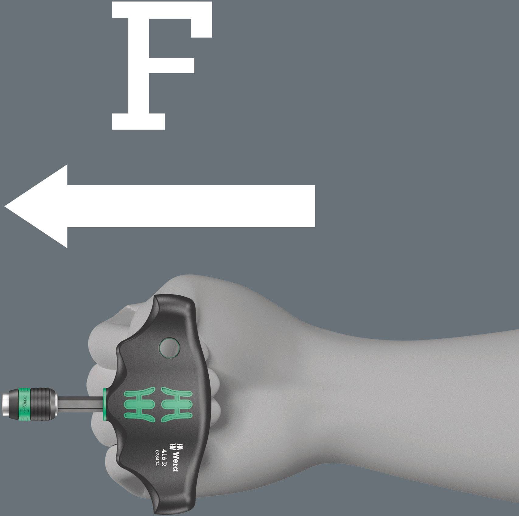 Wera Kompakt 400 05057470001 Bit-Set 15teilig 1/4" (6.3 mm) Haltefunktion, Schnellwechselfutter