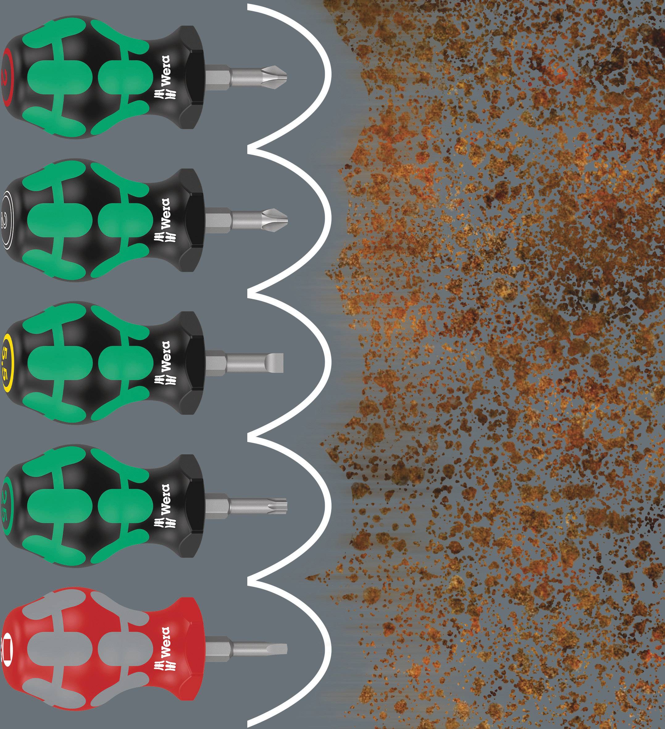 Wera 367 TORX® Stubby Torx-Schraubendreher Größe (Schraubendreher) T 30 Klingenlänge: 25 mm 1 St.