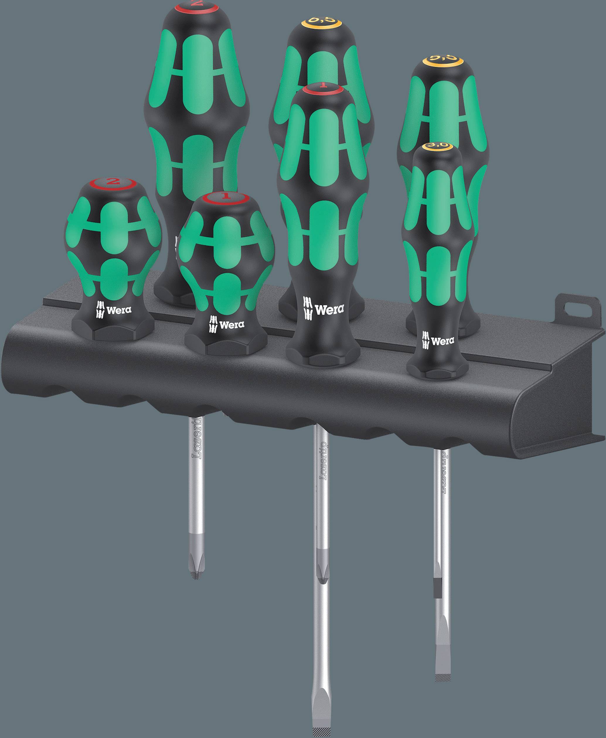 Wera 300/7 Mix 1 Elektriker, Werkstatt Schraubendreher-Set 7teilig