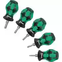 Wera Stubby Set TX 1 Werkstatt Schraubendreher-Set 5teilig Wera Stubby Set TX 1 Werkstatt Schraubendreher-Set 5teilig