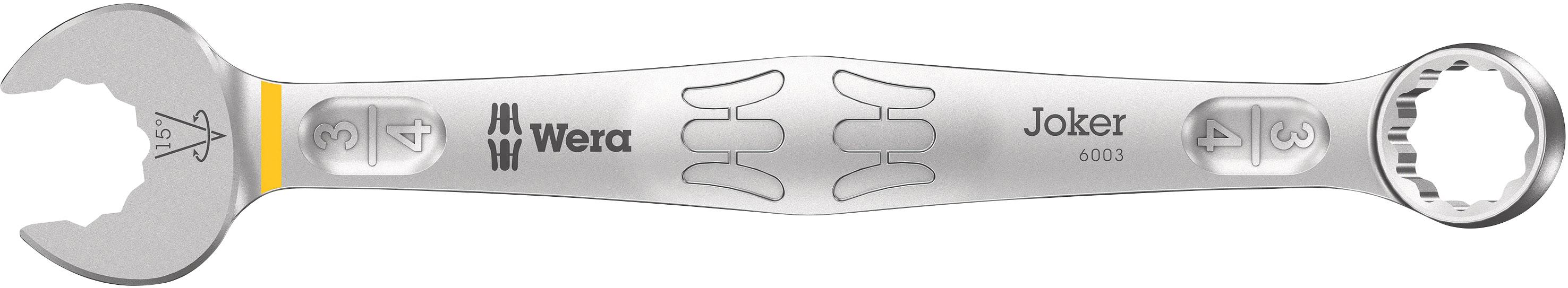 Wera 05020218001 6003 Joker Imperial Ring-Maulschlüssel Schlüsselweite (Zoll) 3/4"