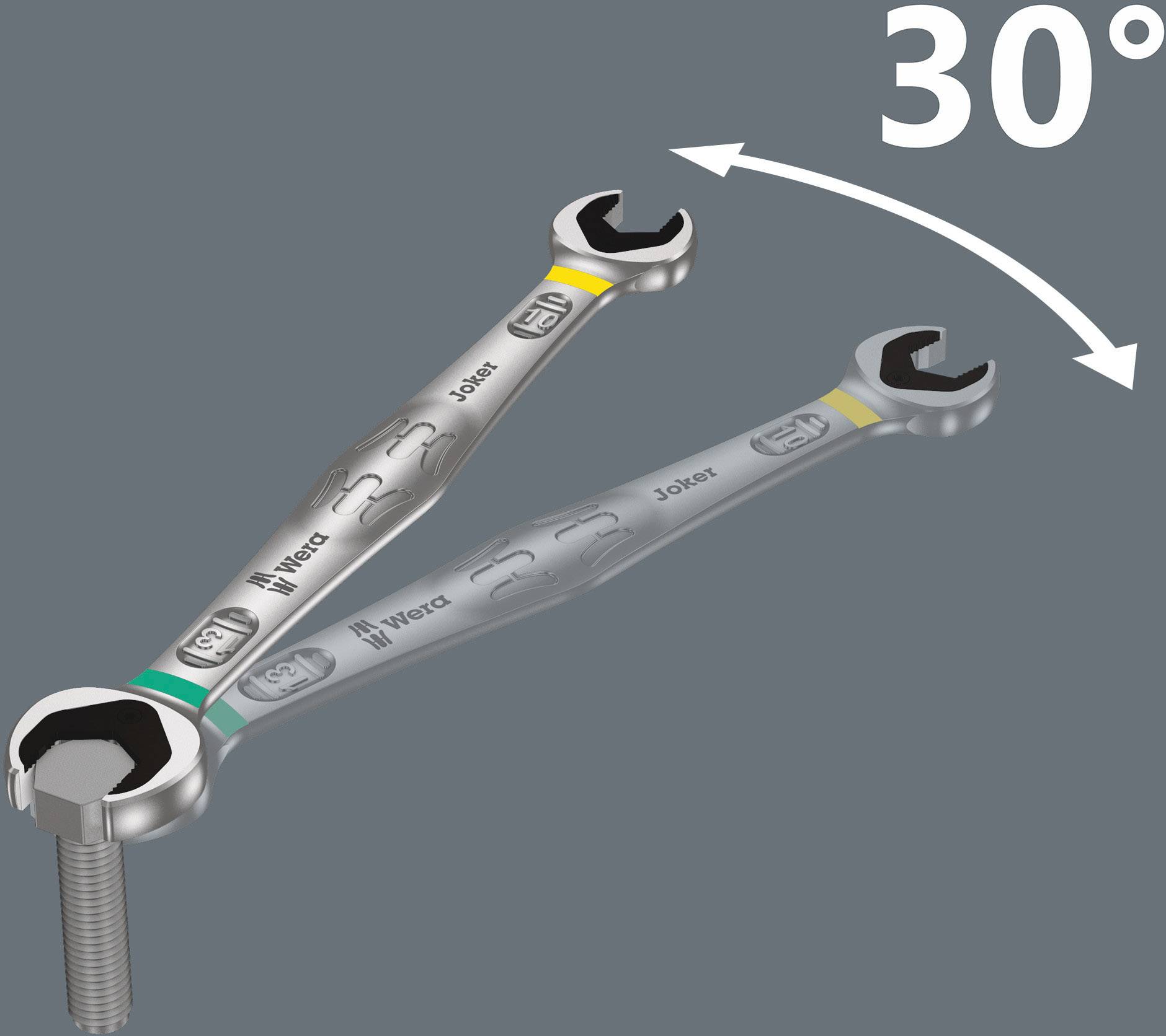 Wera 05020260001 6002 Joker Double Doppel-Maulschlüssel Schlüsselweite (Metrisch) 20 - 22 mm