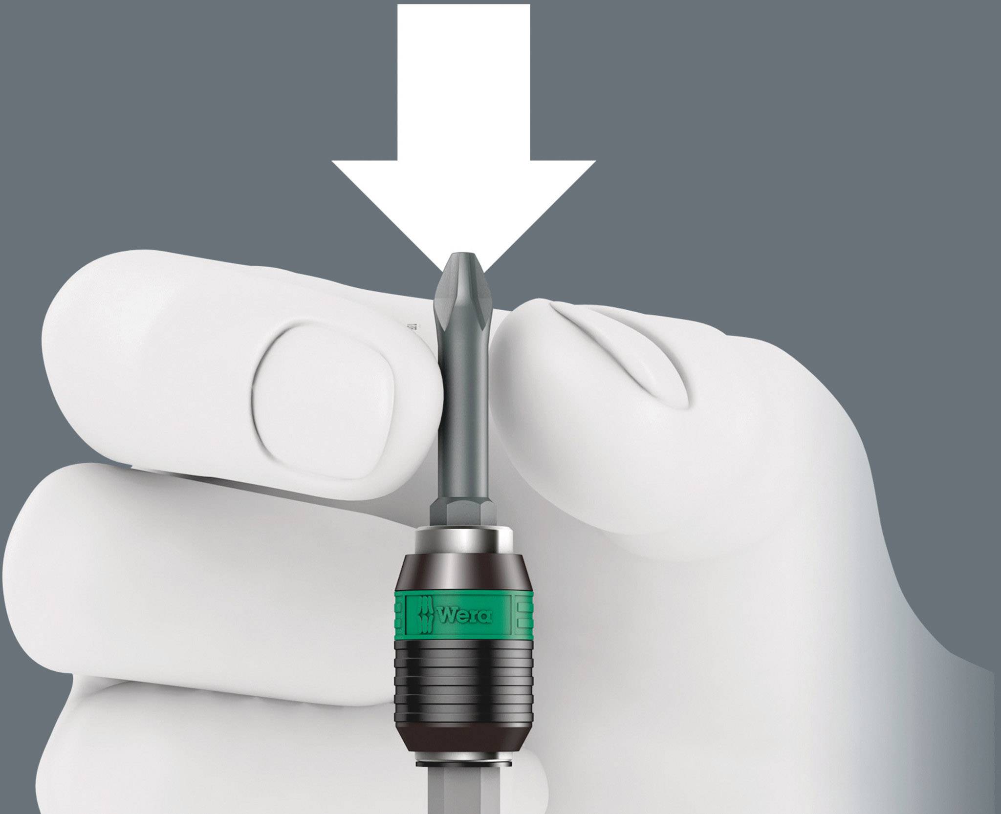 Wera Kompakt Turbo 1 05057482001 Bit-Set 18teilig 1/4" (6.3 mm) inkl. Bithalter-Schraubendreher, inkl. Drehmoment-Adapter