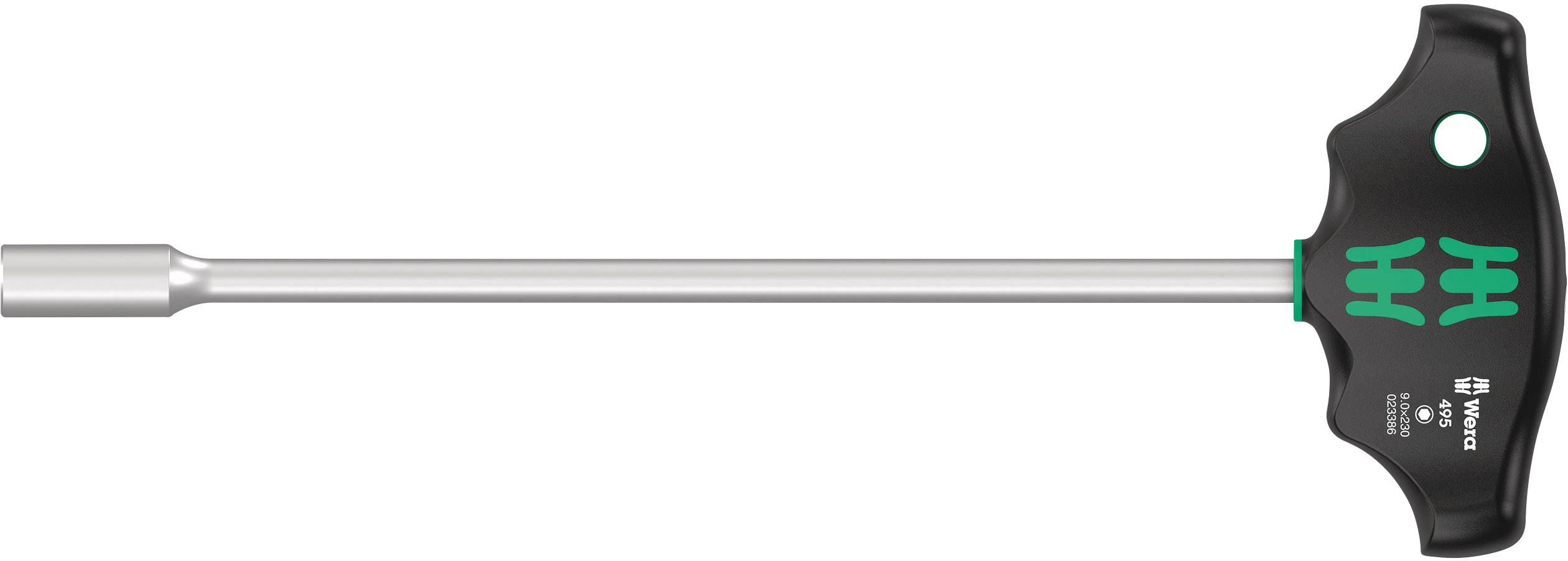 Wera 495 Steckschlüssel-Schraubendreher Schlüsselweite (metrisch): 9 mm Klingenlänge: 230 mm