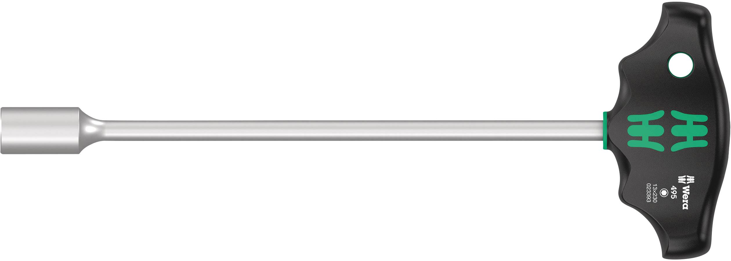 Wera 495 Steckschlüssel-Schraubendreher Schlüsselweite (metrisch): 13mm Klingenlänge: 230mm