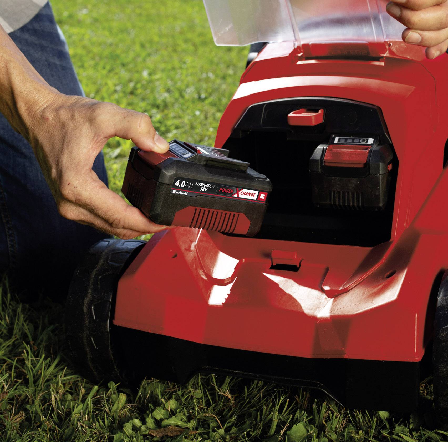 Einhell Power X-Change GE-CM 36/37 Li-Solo Akku Akku-Rasenmäher ohne Akku 2 x 18V Schnittbreite (max.) 37cm
