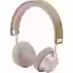 HER HF8 On Ear Headset Bluetooth®, kabelgebunden Beige, Silber Lautstärkeregelung HER HF8 On Ear Headset Bluetooth®, kabelgebunden Beige, Silber Lautstärkeregelung
