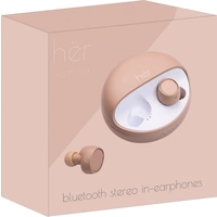 HER HX-12 In Ear Headset Bluetooth® Beige HER HX-12 In Ear Headset Bluetooth® Beige