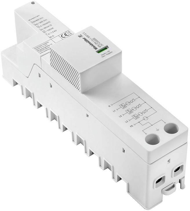 Weidmüller 2674380000 VPU ZPA I 3+1 300/12,5 Überspannungsableiter Überspannungsschutz für: Verteilerschrank 50 kA 1St.