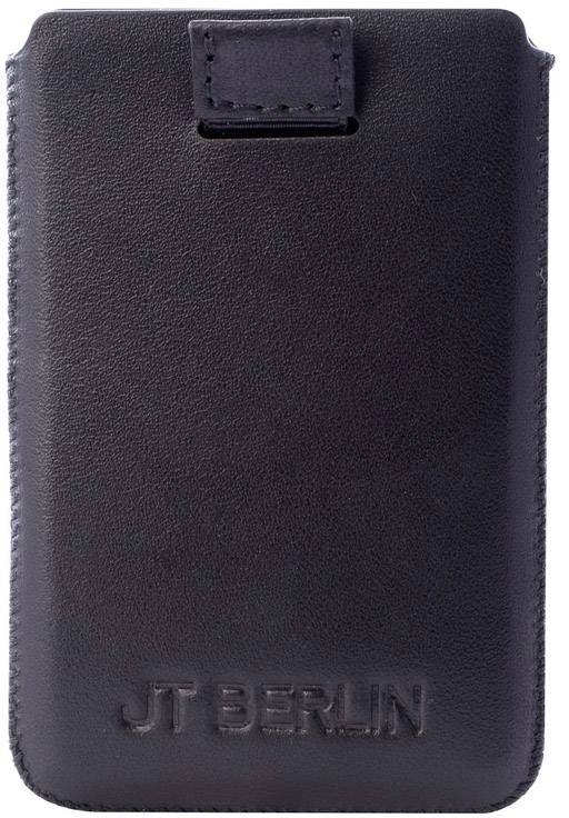 JT Berlin 10197 Premium Etui für Kreditkarten, Geldkarten, Visitenkarten Schwarz Leder
