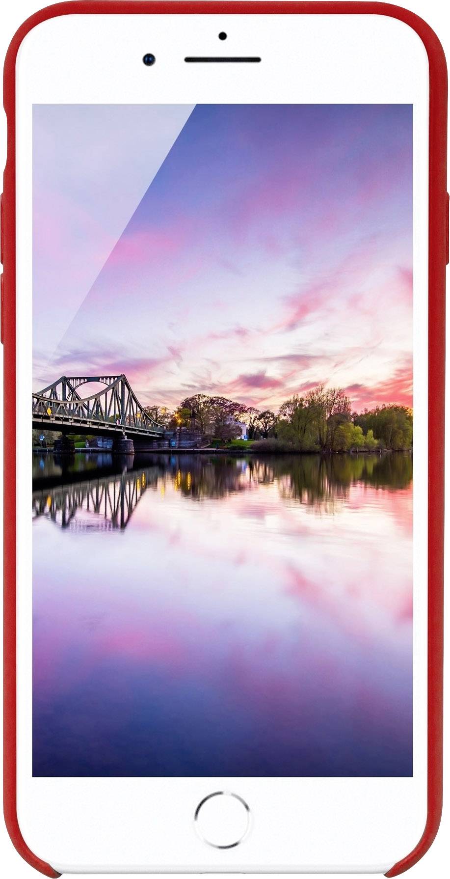 JT Berlin Steglitz Silikon Case Apple iPhone 7, iPhone 8, iPhone SE (2. Generation), iPhone SE (3. Generation) Rot 10408