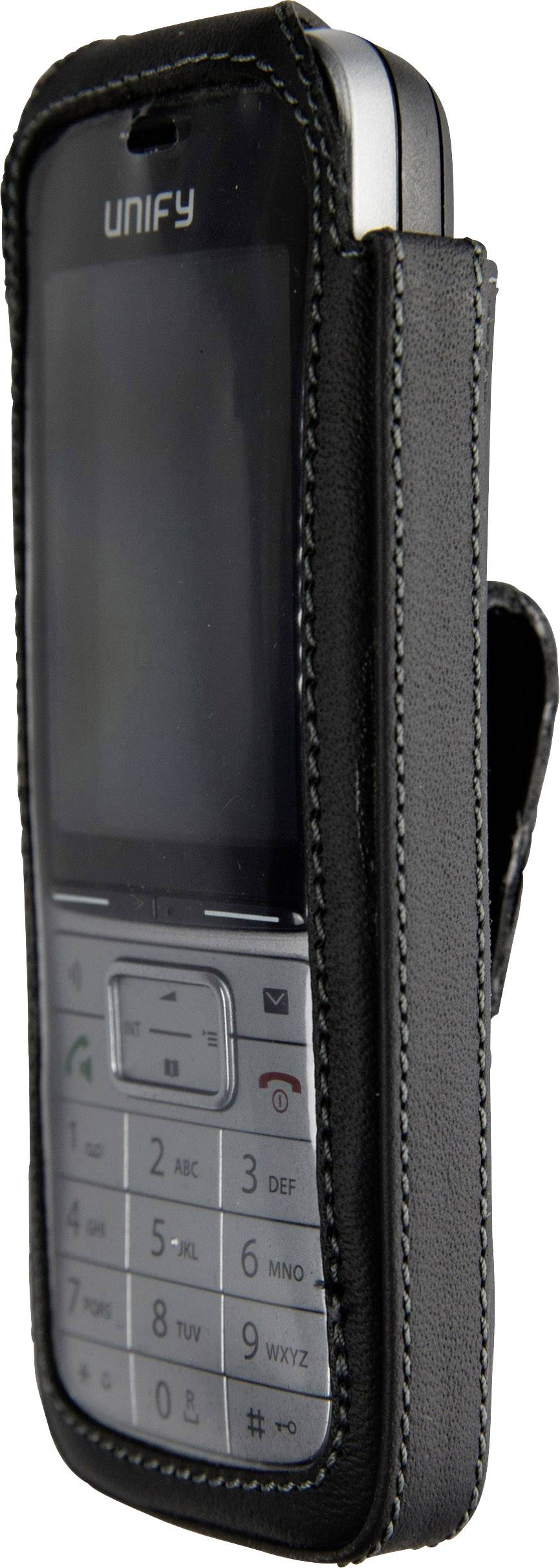 JT Berlin Turnline Gürtelclip Gigaset SL450, SL750, SL5 Schwarz 12016