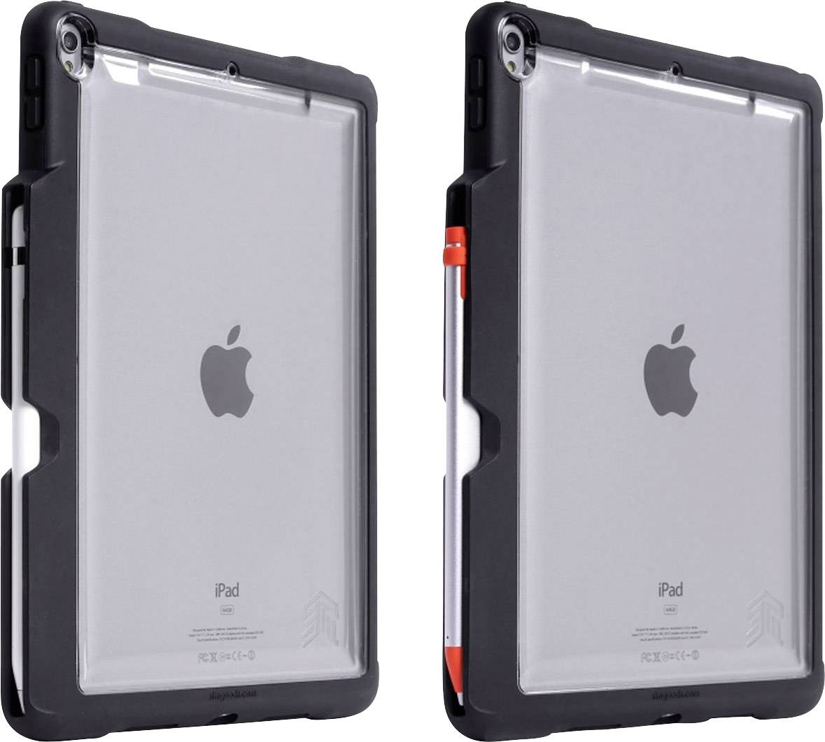 STM Goods iPad Cover / Tasche BookCase Passend für Apple-Modell: iPad Air 10.5, iPad Pro 10.5 Schwarz (transparent)