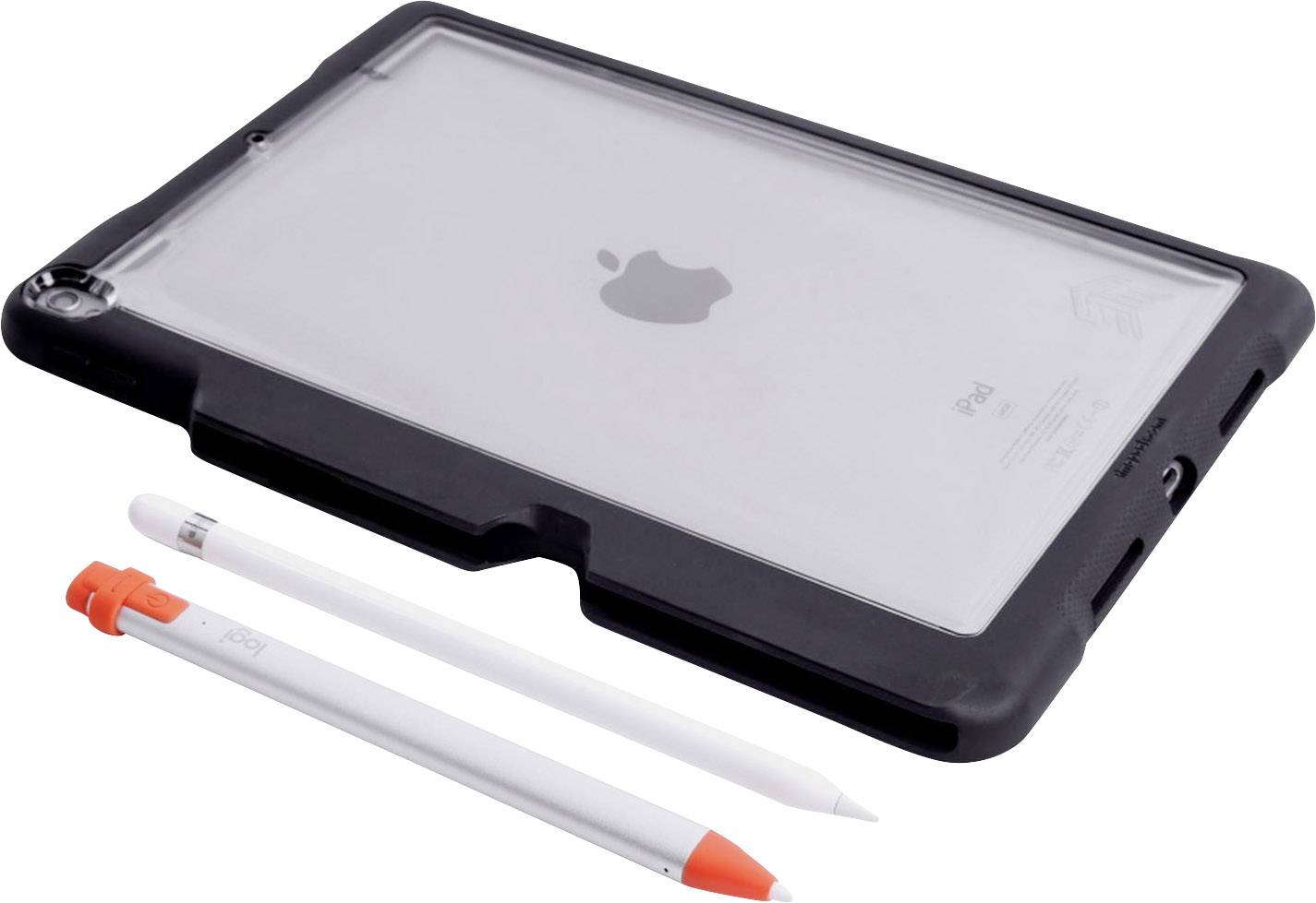 STM Goods iPad Cover / Tasche BookCase Passend für Apple-Modell: iPad Air 10.5, iPad Pro 10.5 Schwarz (transparent)