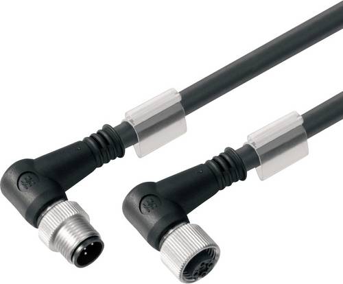 Weidmüller 1062153000 Sensor-/Aktor-Datensteckverbinder, konfektioniert M12 Stecker, gewinkelt, Buc