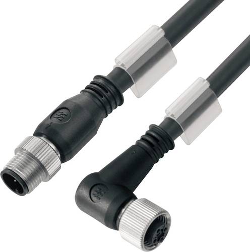 Weidmüller 1062190100 Sensor-/Aktor-Datensteckverbinder, konfektioniert M12 Stecker, gerade, Buchse