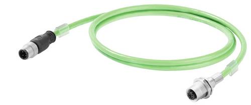 Weidmüller 1244130047 Sensor-/Aktor-Datensteckverbinder, konfektioniert M12 Stecker, gerade 4.70 m