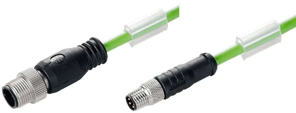 Weidmüller 1296790670 Sensor-/Aktor-Datensteckverbinder, konfektioniert M12, M8 Stecker, gerade 6.7