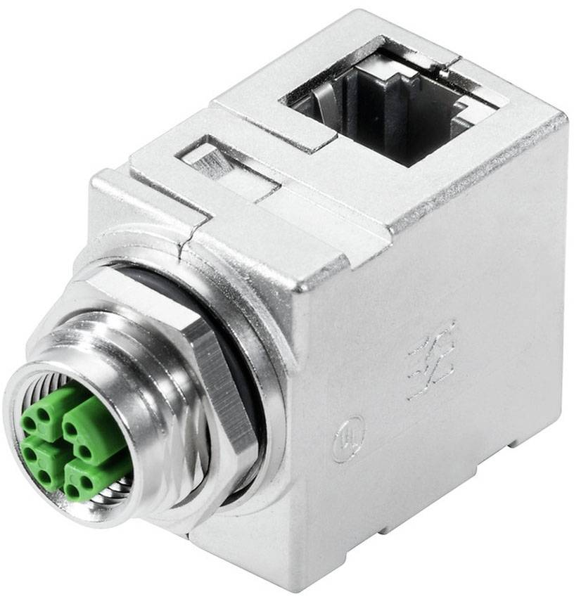 Weidmüller IE-AD-M12XRJ45-90 1400610000 Adapter, gewinkelt 10 St.