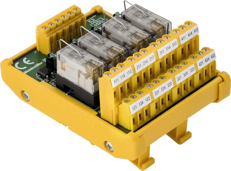 Weidmüller Relaisplatine mit Anzeige, LED 1 St. RSM-4 24VAC/DC 2CO Z 24 V/AC