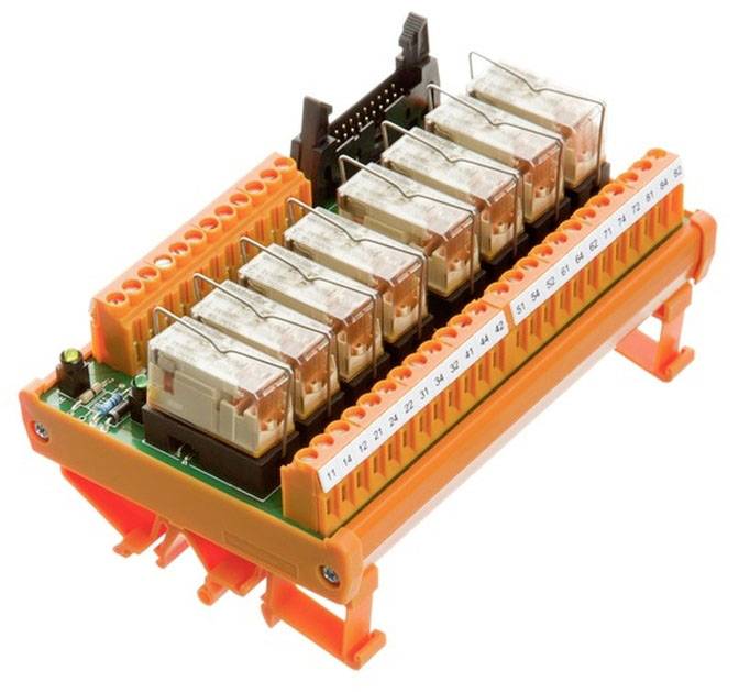 Weidmüller Relaisplatine mit Anzeige, LED 1 St. RSM-8H 24V+ 1CO S 24 V/DC
