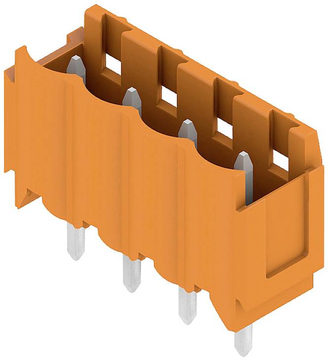 Weidmüller Stiftgehäuse-Platine Polzahl Gesamt 4 Rastermaß: 5mm 1582030000 100St.