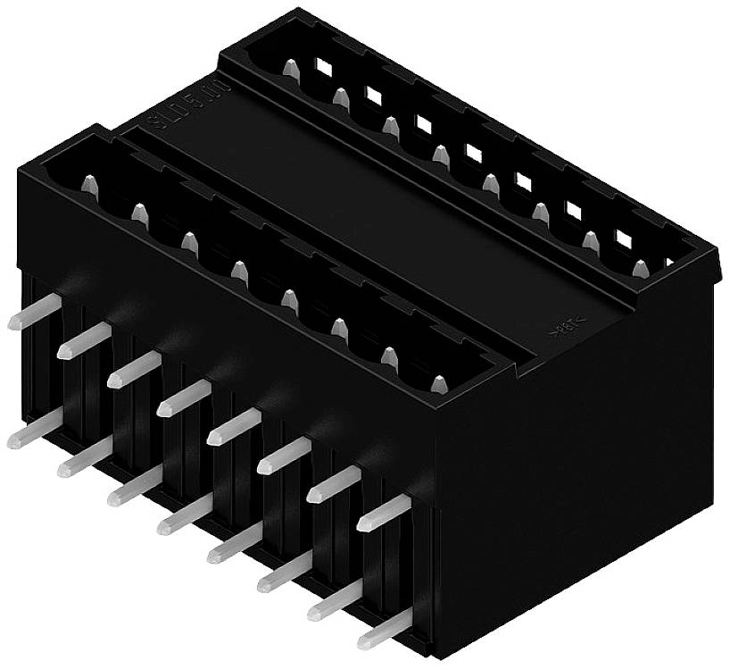 Weidmüller Stiftgehäuse-Platine Polzahl Gesamt 16 Rastermaß: 5mm 1653760000 20St.