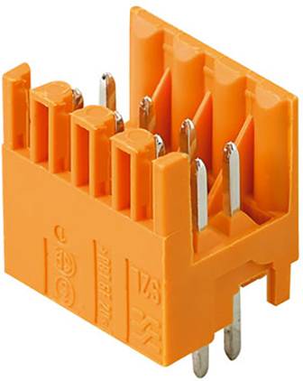 Weidmüller Stiftgehäuse-Platine Polzahl Gesamt 6 Rastermaß: 3.5mm 1729110000 174St.