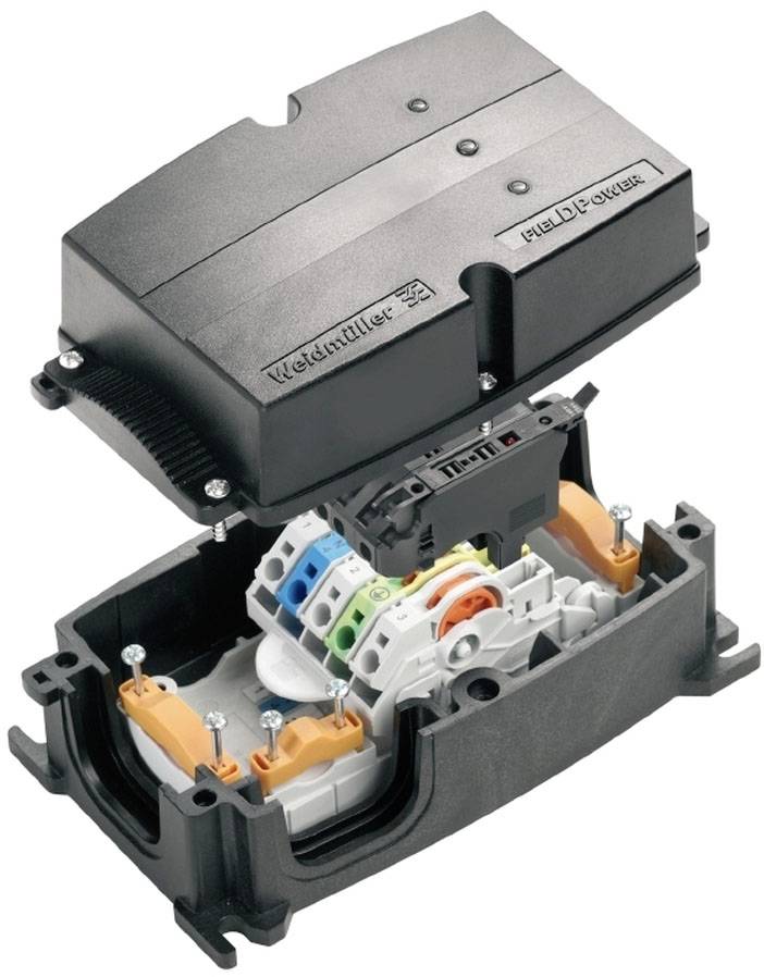 Weidmüller 1961780000 FP Box FUSE Verbindungselement flexibel: - starr: - 1 St. Schwarz