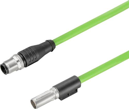 Weidmüller 2450450300 Sensor-/Aktor-Datensteckverbinder, konfektioniert M12 Stecker, gerade, Buchse