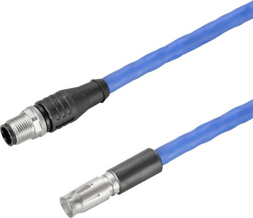 Weidmüller 2503760300 Sensor-/Aktor-Datensteckverbinder, konfektioniert M12 Stecker, gerade, Buchse