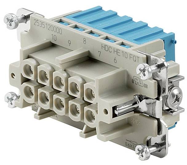 Weidmüller 2535120000 Buchseneinsatz 10 Snap-In 1St.