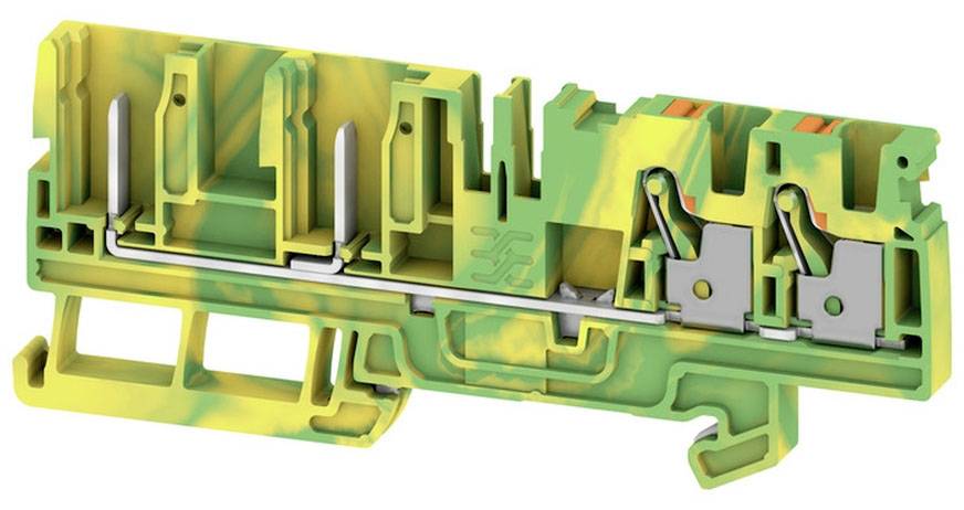 Weidmüller 2540180000 Schutzleiterklemme 6.1mm Push-In-Klemme, Steckanschluss Grün, Gelb 50St.
